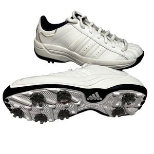 ADIDAS Z-Traxion White Leather Golf Shoes Sneakers Men's Size 7.5